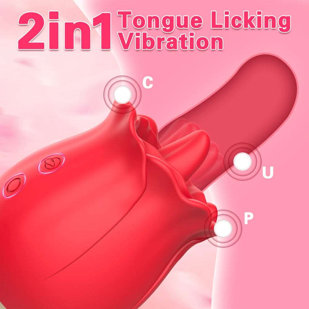 Demonstration of dual controls for separate vibration and licking modes