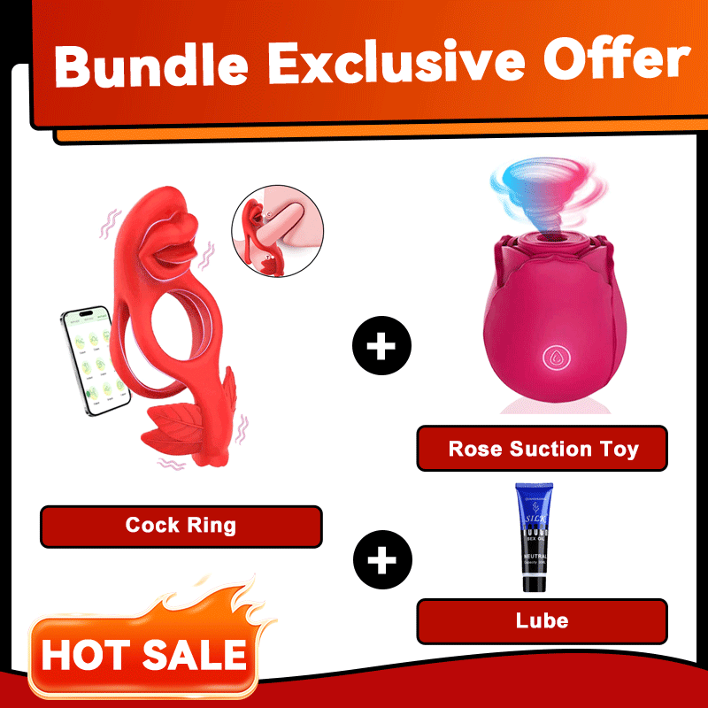 Lipleaf - Tongue Vibe Ring for External & Testicle Play features and controls