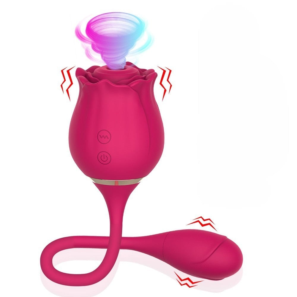 Waterproof vibrator shown in bathroom setting for versatile use