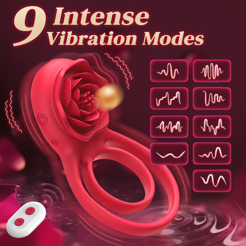 Rosurge Remote Dual-Ring Rose Massager