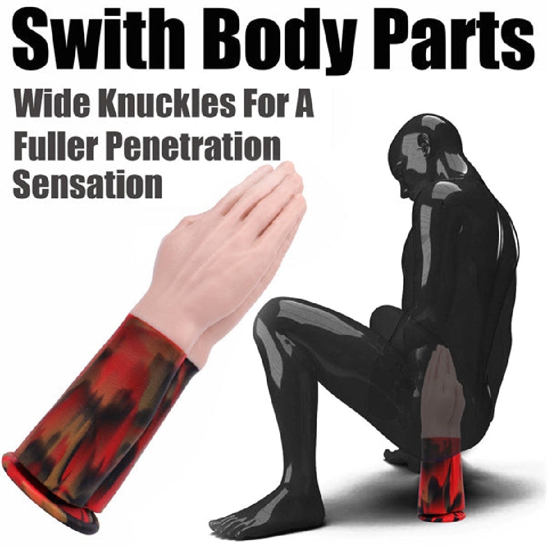 AIMITEX Giant Flower Arm Liquid Silicone Butt Plug Anal Toy-IntimiLife