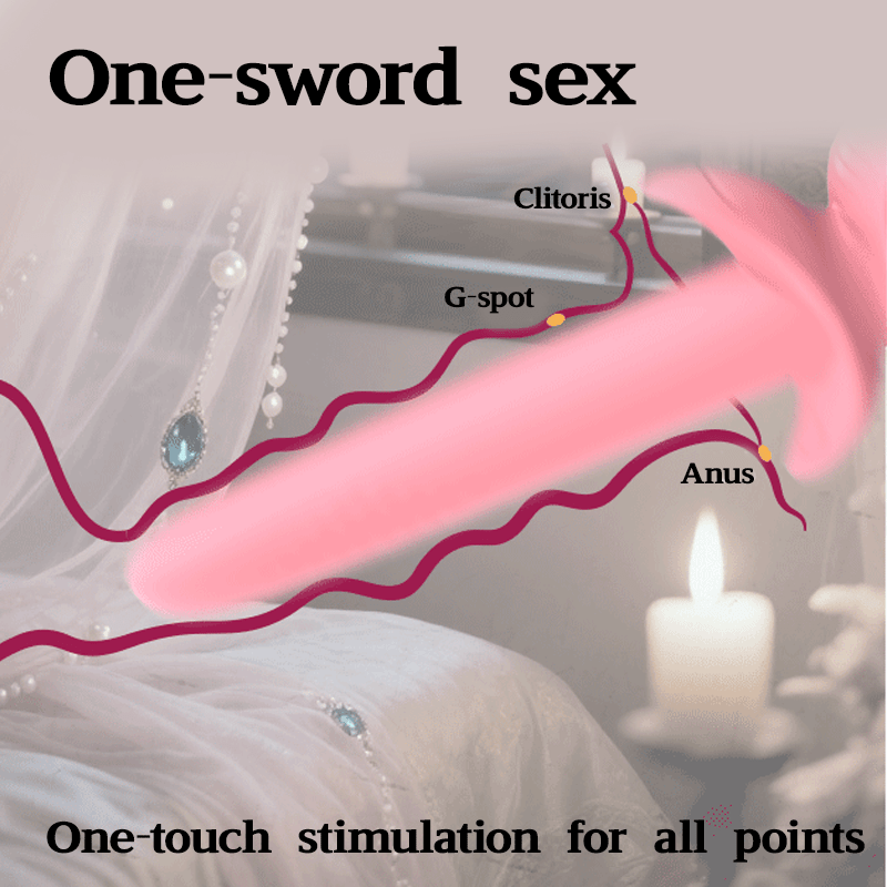 Sword - shaped Vibrating Clitoral G Spot Stimulator-IntimiLife