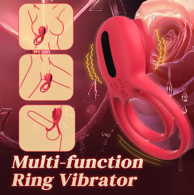 Rosurge Remote Dual-Ring Rose Massager