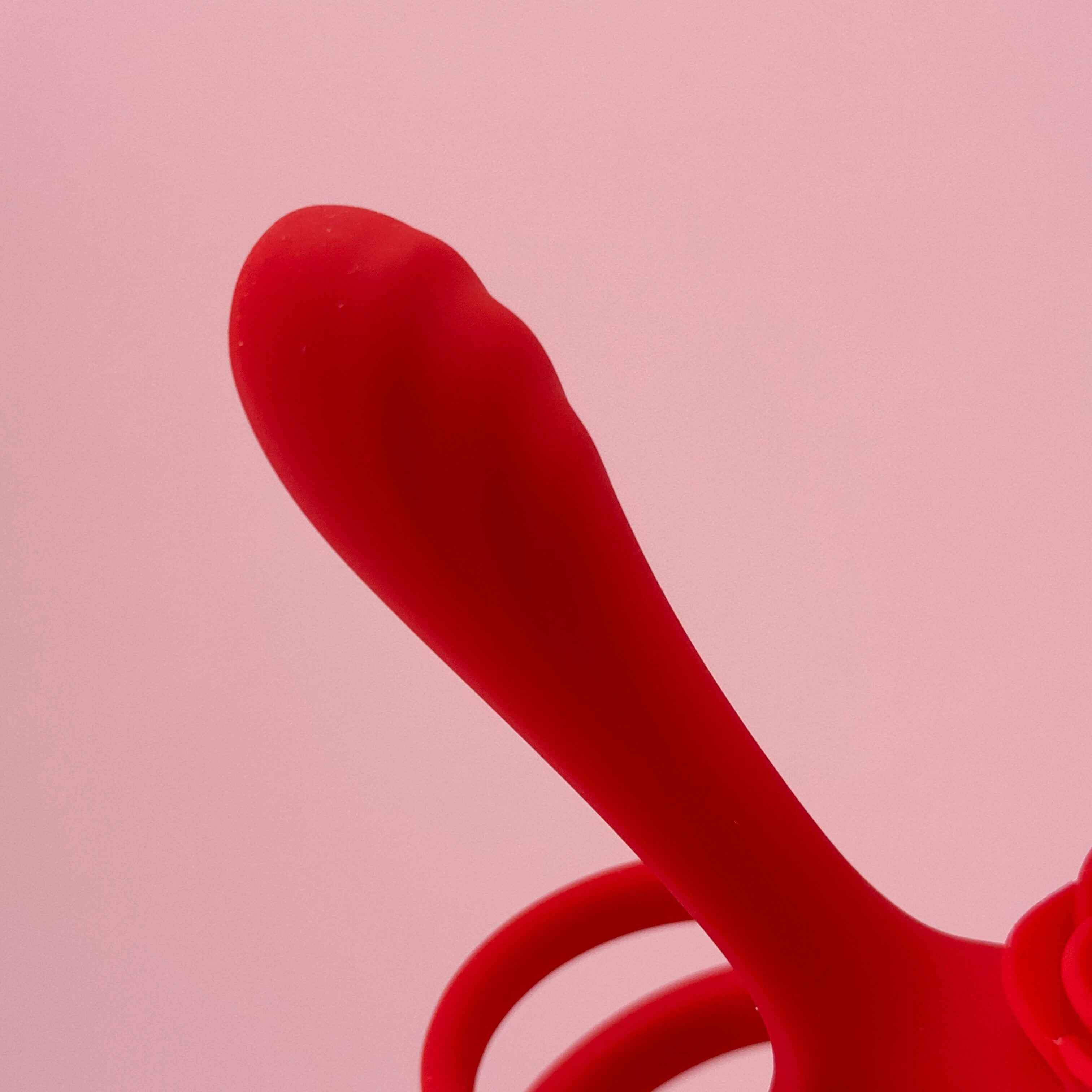 Connection Dual Romance Rose Vibrating Cock Ring