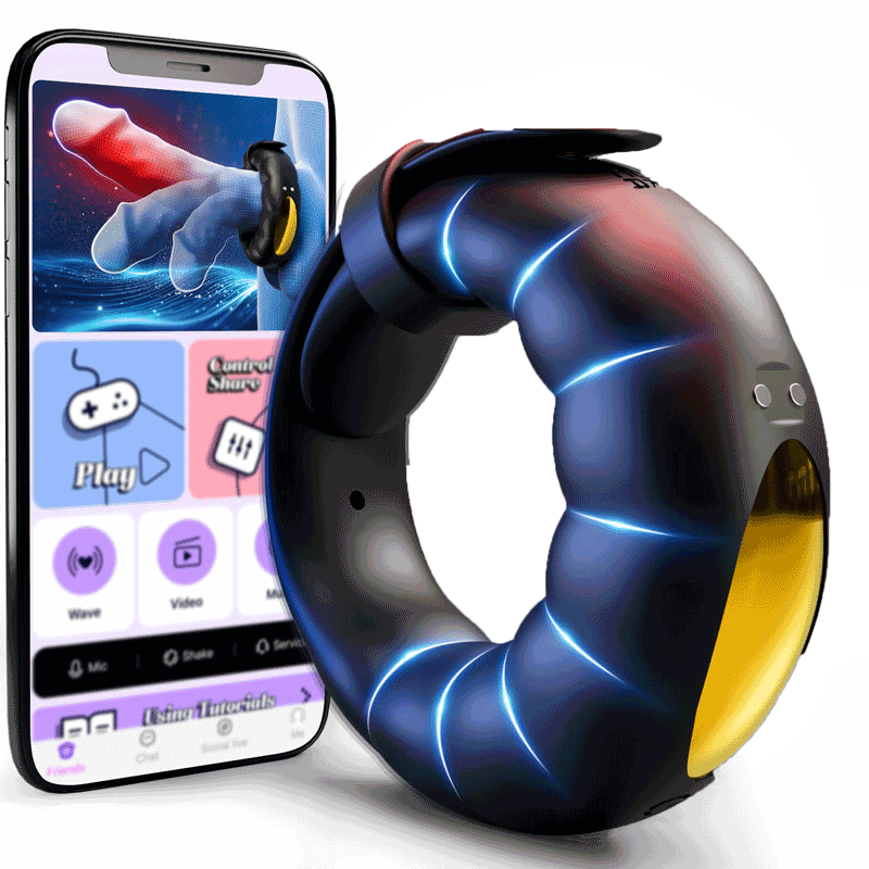 Bedroom Essentials Duo - FlexRing Vibe Ring & Original side view and design details