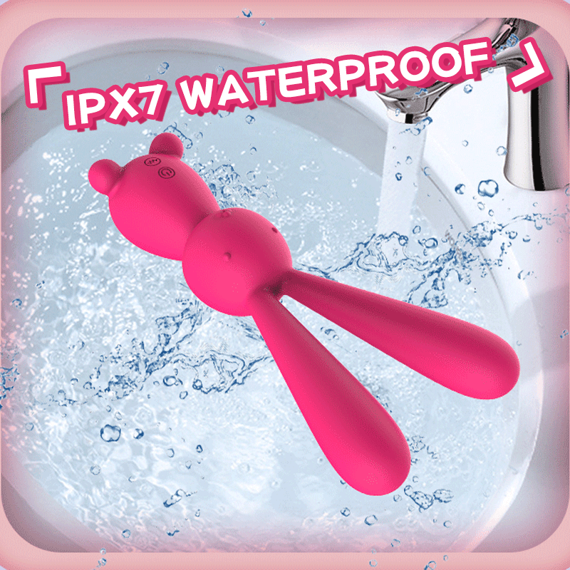 Long-eared Rabbit Silicone G-spot Vibrator-IntimiLife