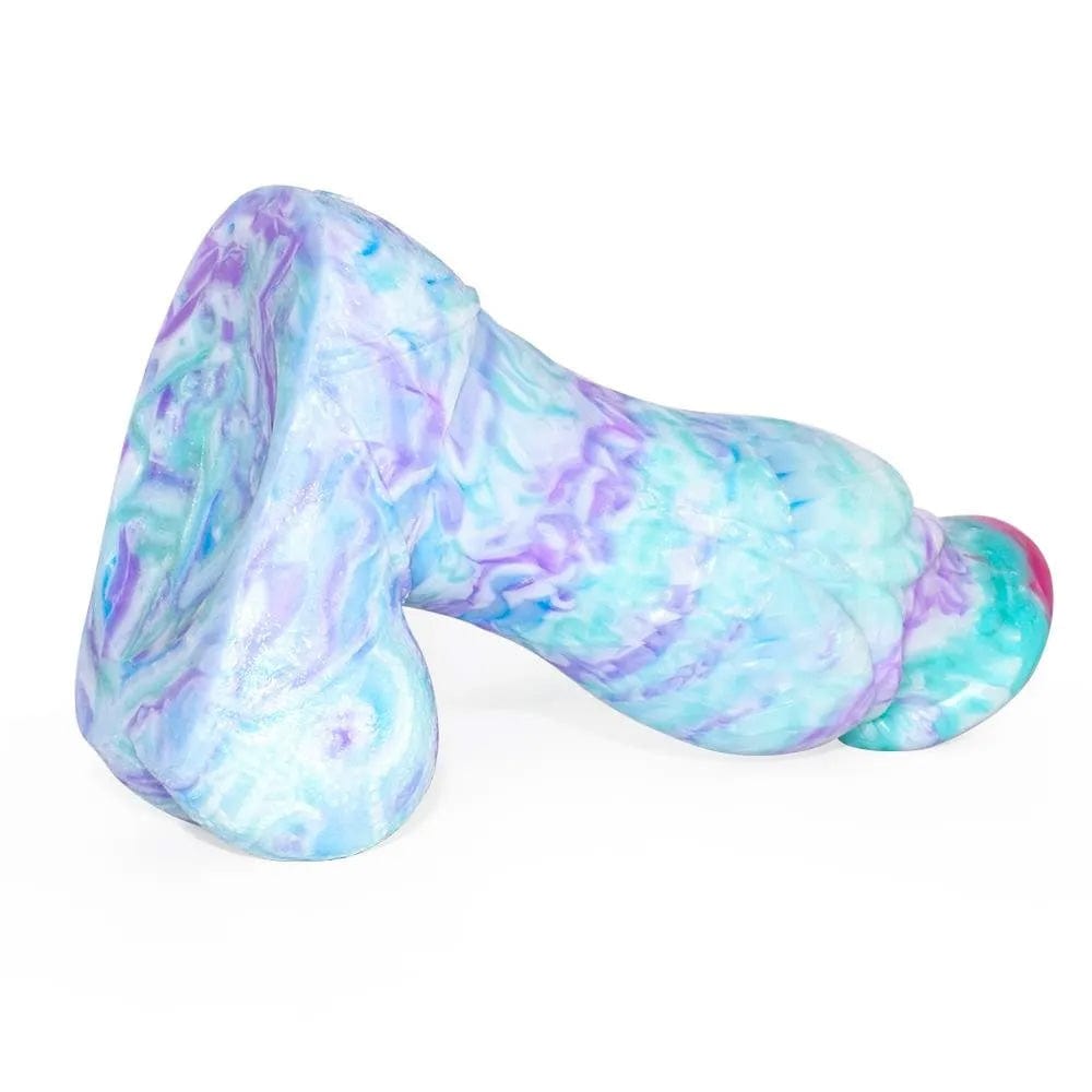 7.48‘’ Colorful Soft Mushroom Head Silicone Artificial Dildo-IntimiLife