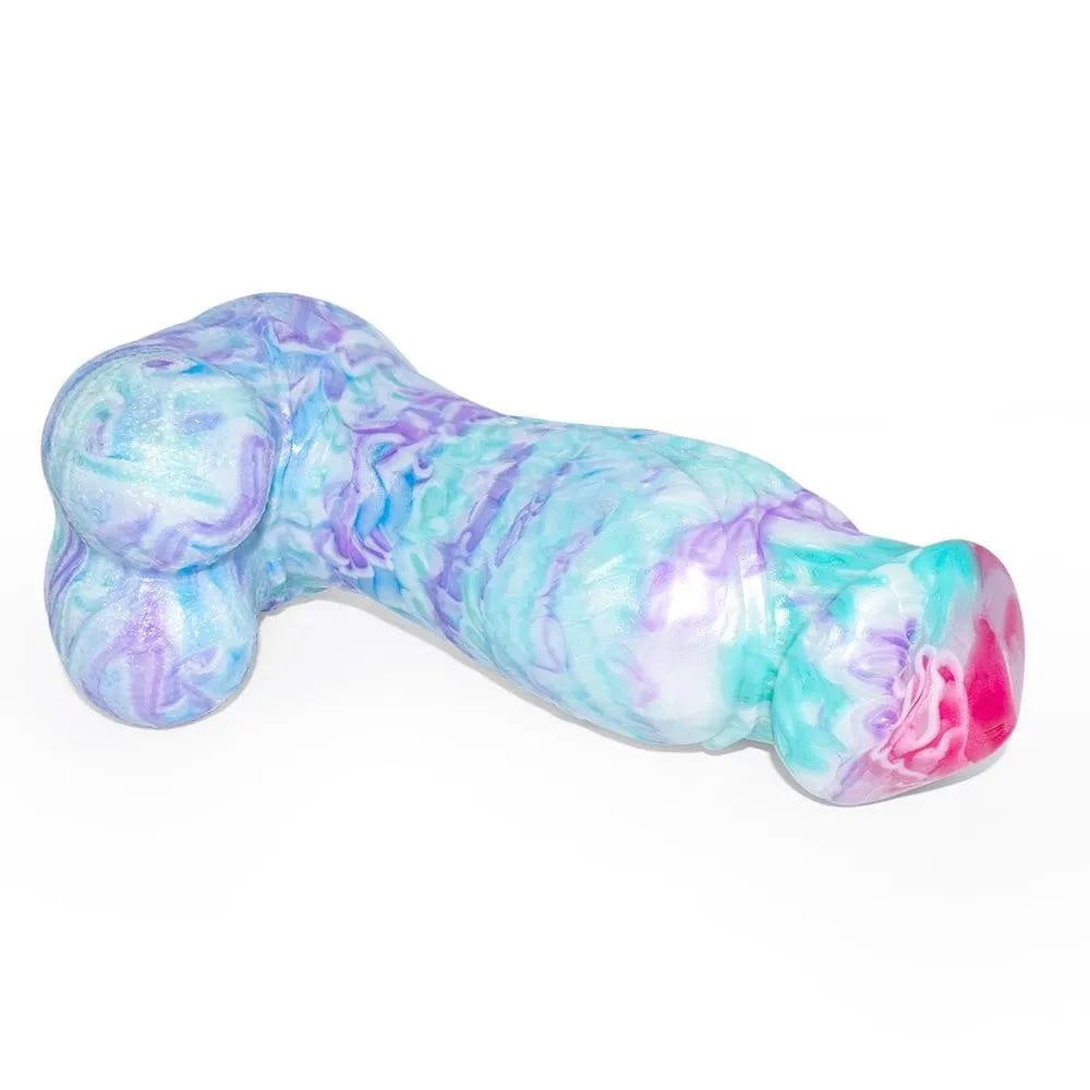 7.48‘’ Colorful Soft Mushroom Head Silicone Artificial Dildo-IntimiLife
