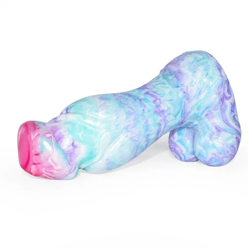 7.48‘’ Colorful Soft Mushroom Head Silicone Artificial Dildo-IntimiLife