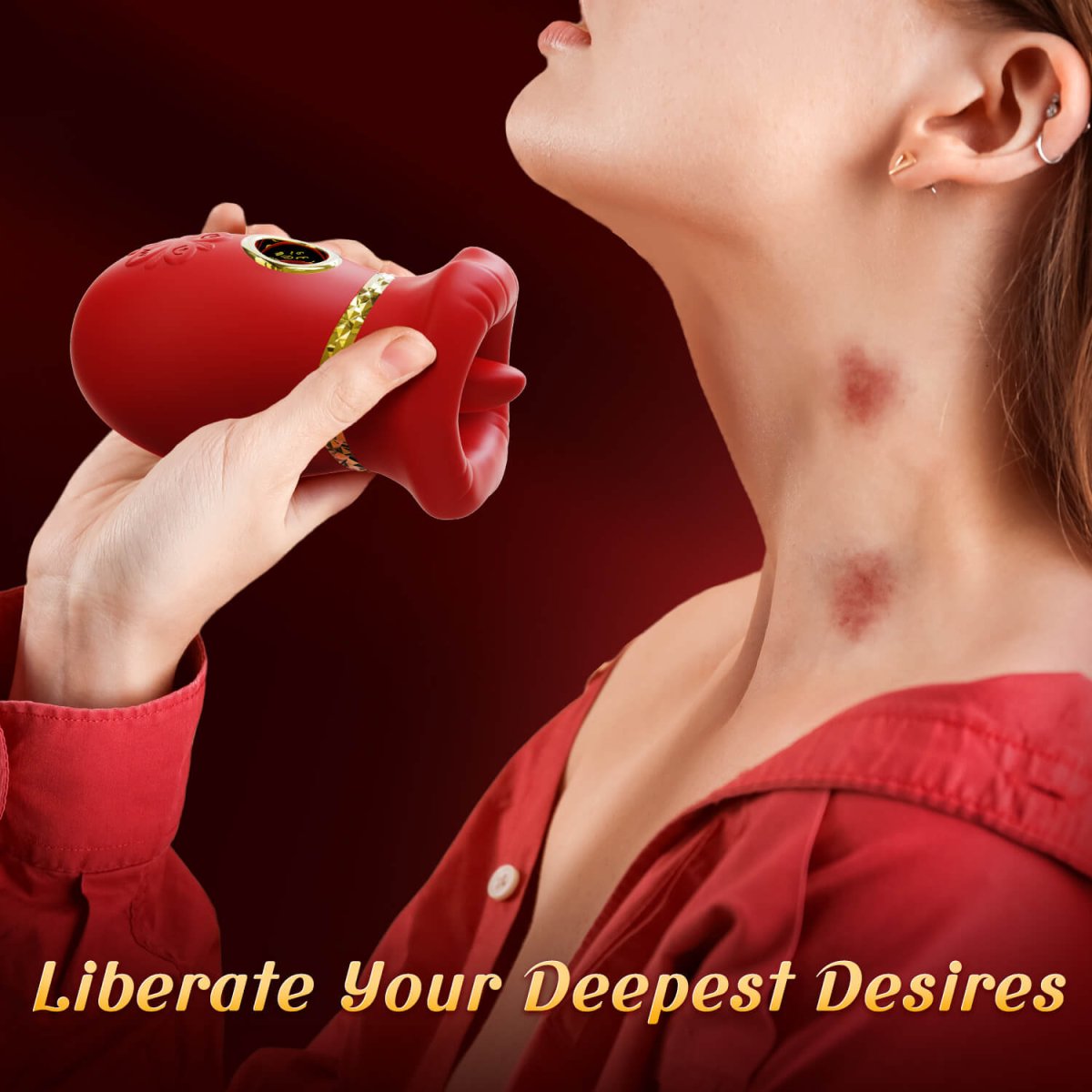 HONEYLIPS| Female Tongue Licking and Suction Clitoris Vibrator-IntimiLife