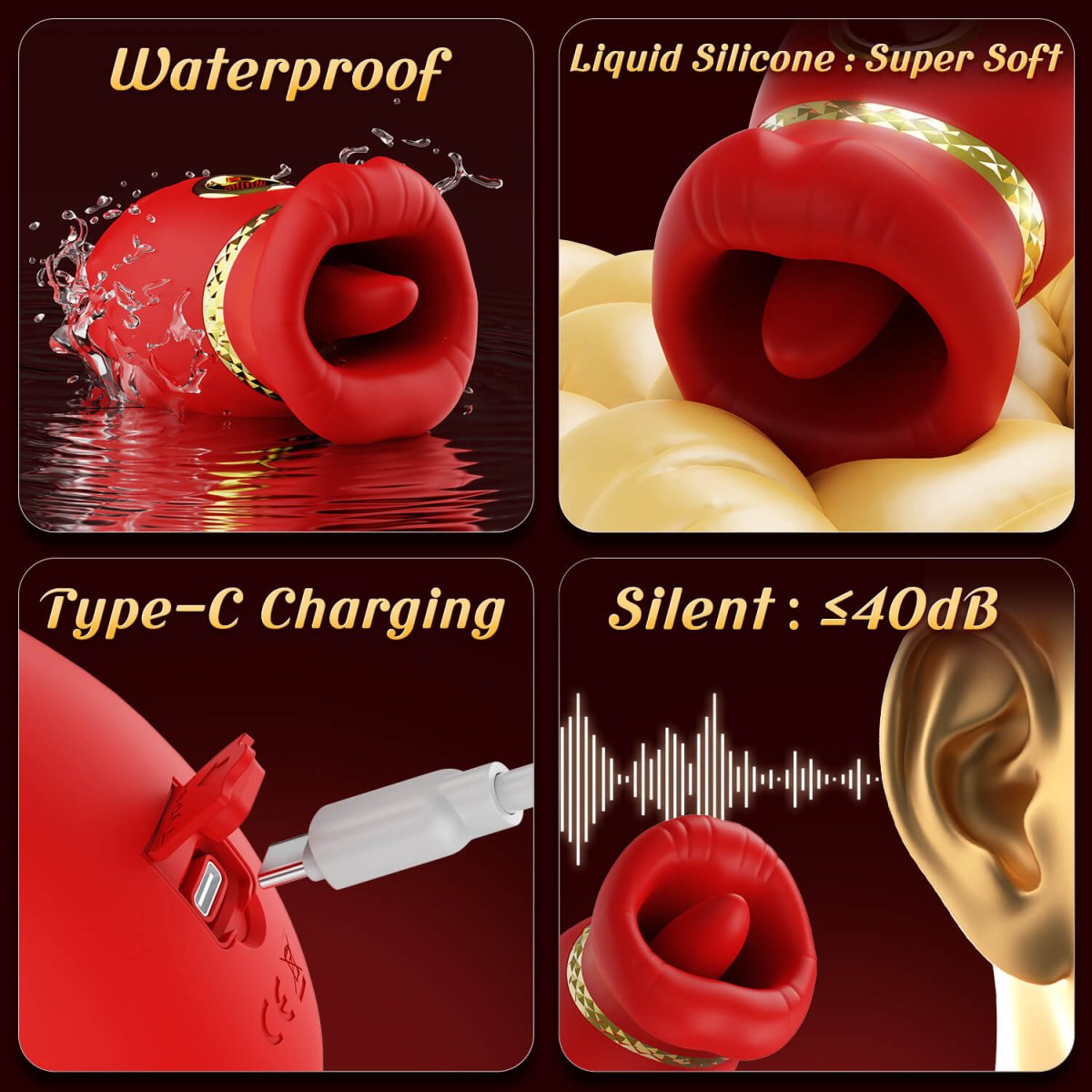 HONEYLIPS| Female Tongue Licking and Suction Clitoris Vibrator-IntimiLife