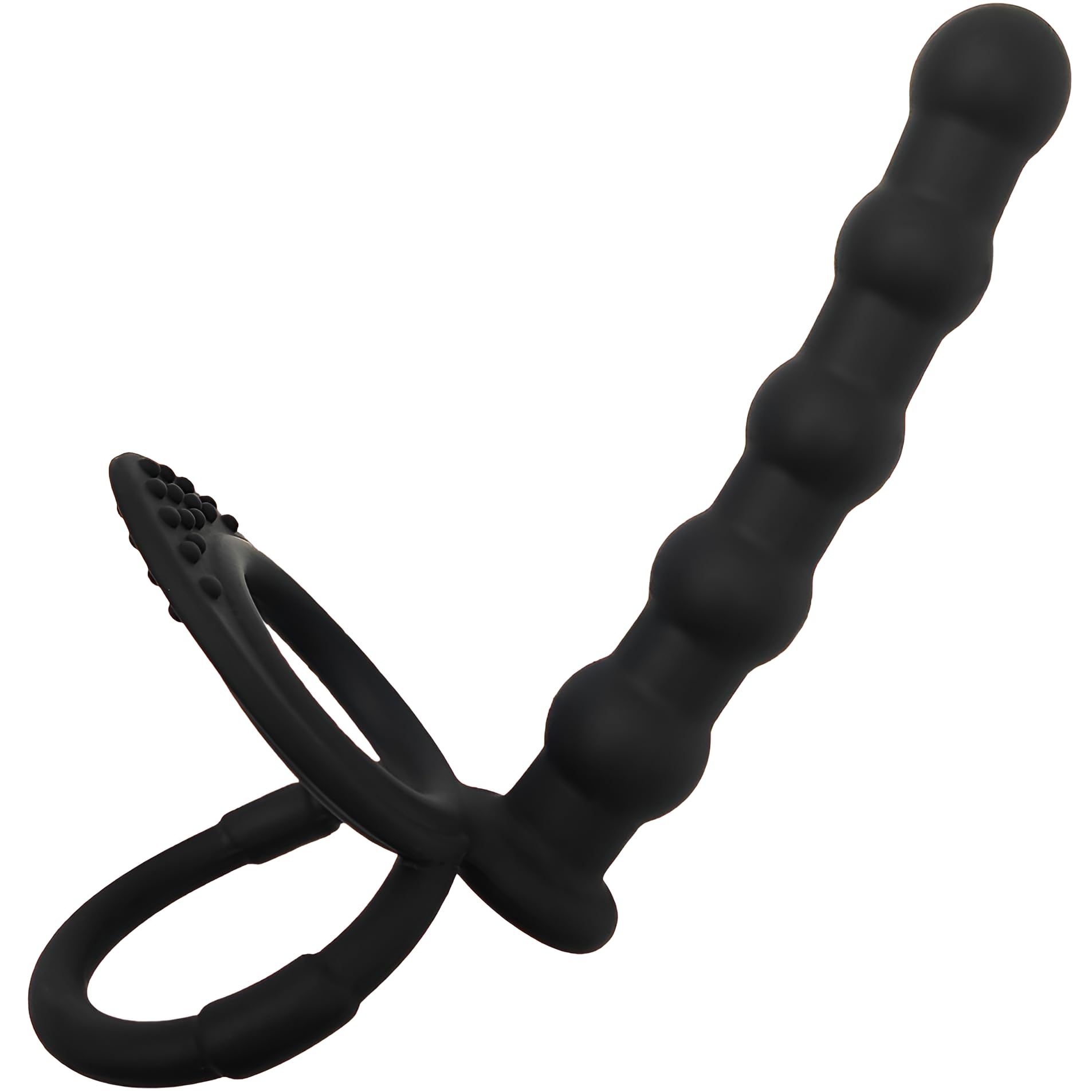 Anal Beads & Dual Cock Rings – Couples’ Butt Plug Set-IntimiLife