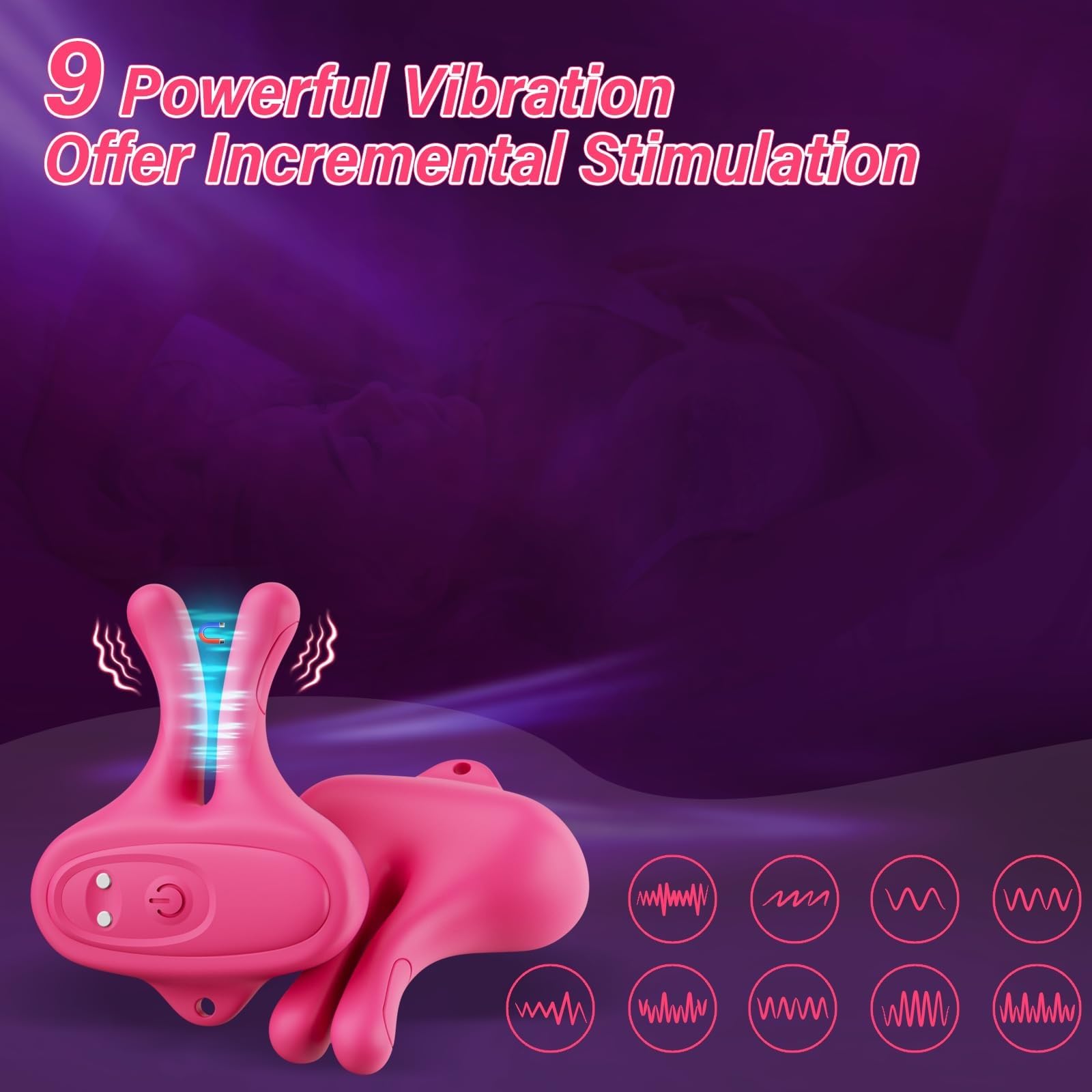 Device in use demonstrating comfortable fit and discreet operation