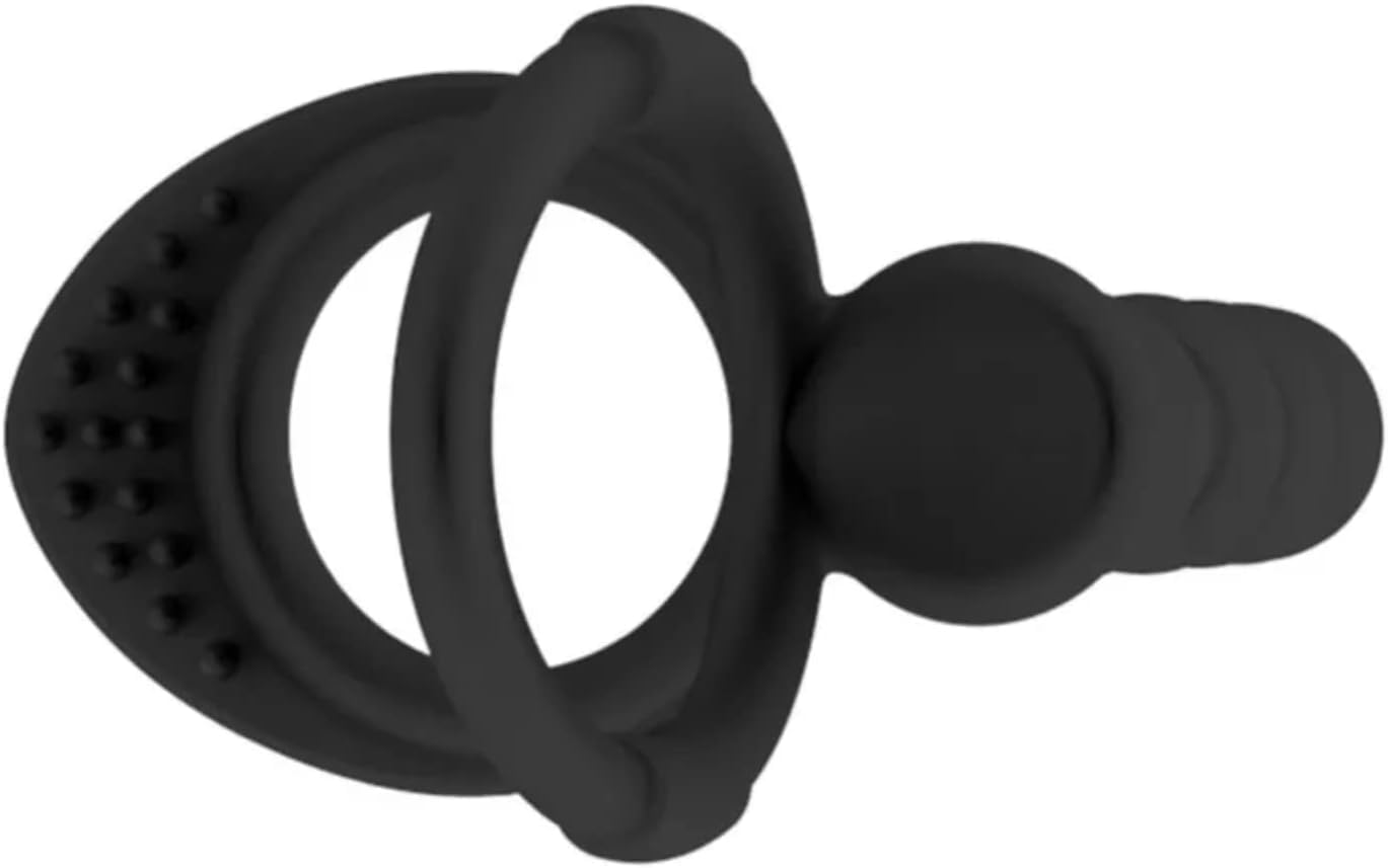 Anal Beads & Dual Cock Rings – Couples’ Butt Plug Set-IntimiLife