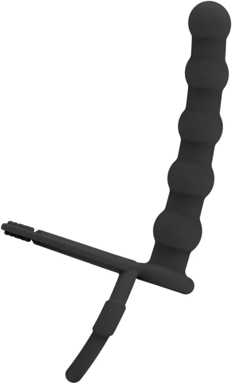 Anal Beads & Dual Cock Rings – Couples’ Butt Plug Set-IntimiLife