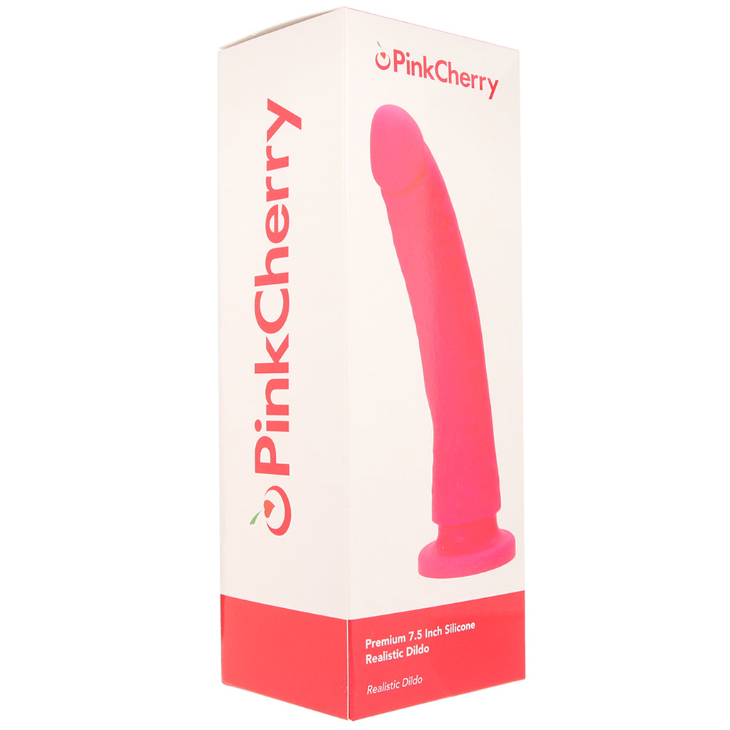 IntimiLife Premium 7.5 Inch Pink Silicone Realistic Dildo-IntimiLife