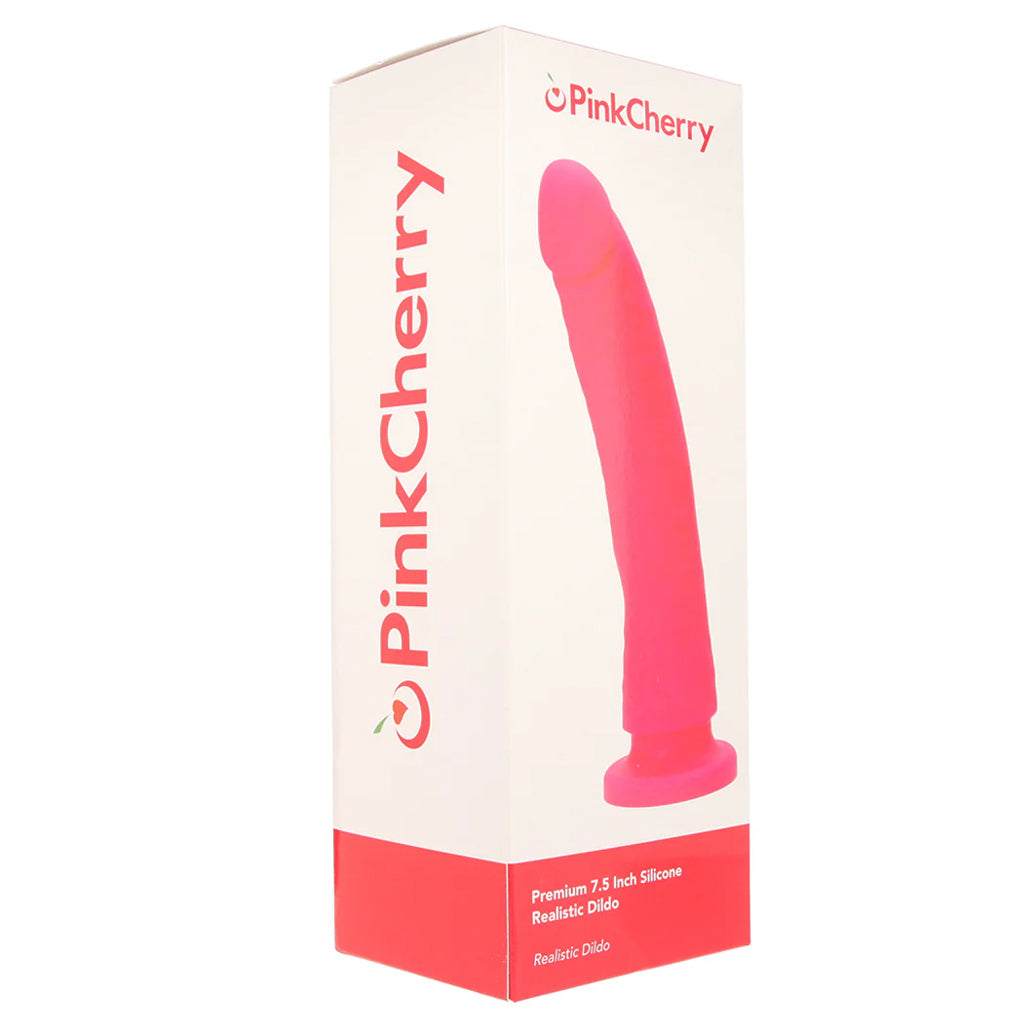IntimiLife Premium 7.5 Inch Pink Silicone Realistic Dildo-IntimiLife