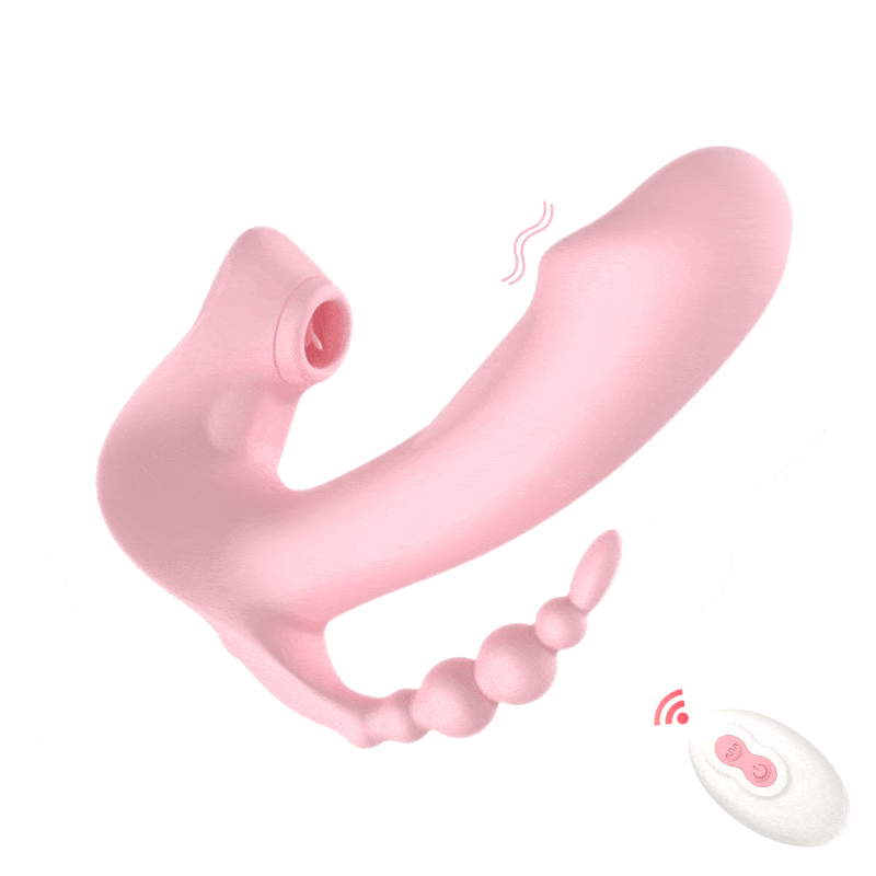 intimilife - G-Spot Stimulation Anal Play Clitoral Suction Wearable Female Masturbator-IntimiLife