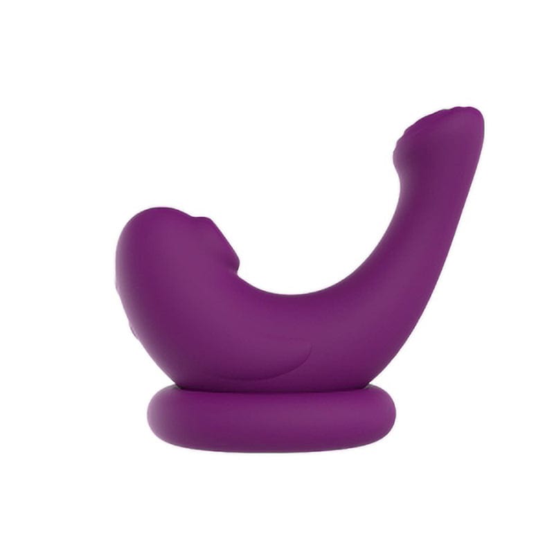 Discreet quiet vibrator with ergonomic design for comfortable use