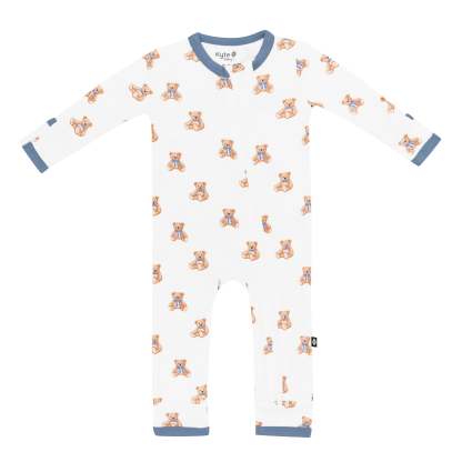 Kyte Baby's Zippered Romper in Teddy Bear