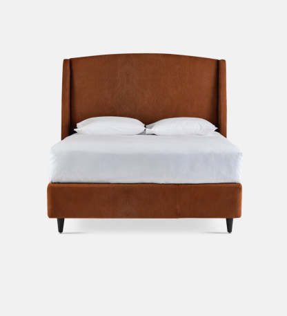 Sawyer Leather Full Bed King Extra Length (74136)