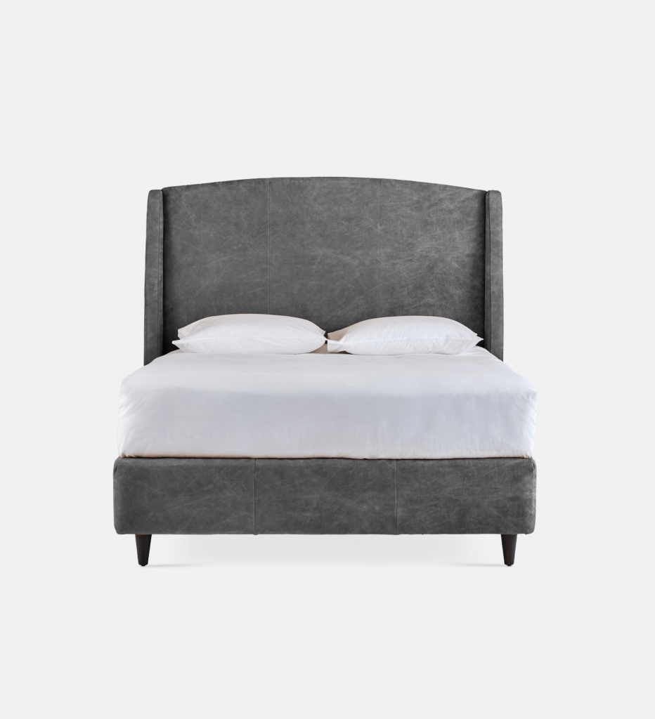 Sawyer Leather Full Bed King Extra Length (18120)