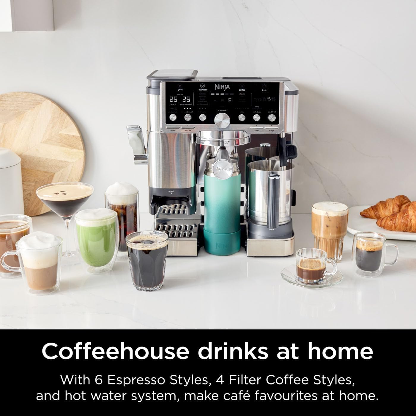 Café Pro 3‑in‑1 Espresso & Coffee Machine | ES701UK