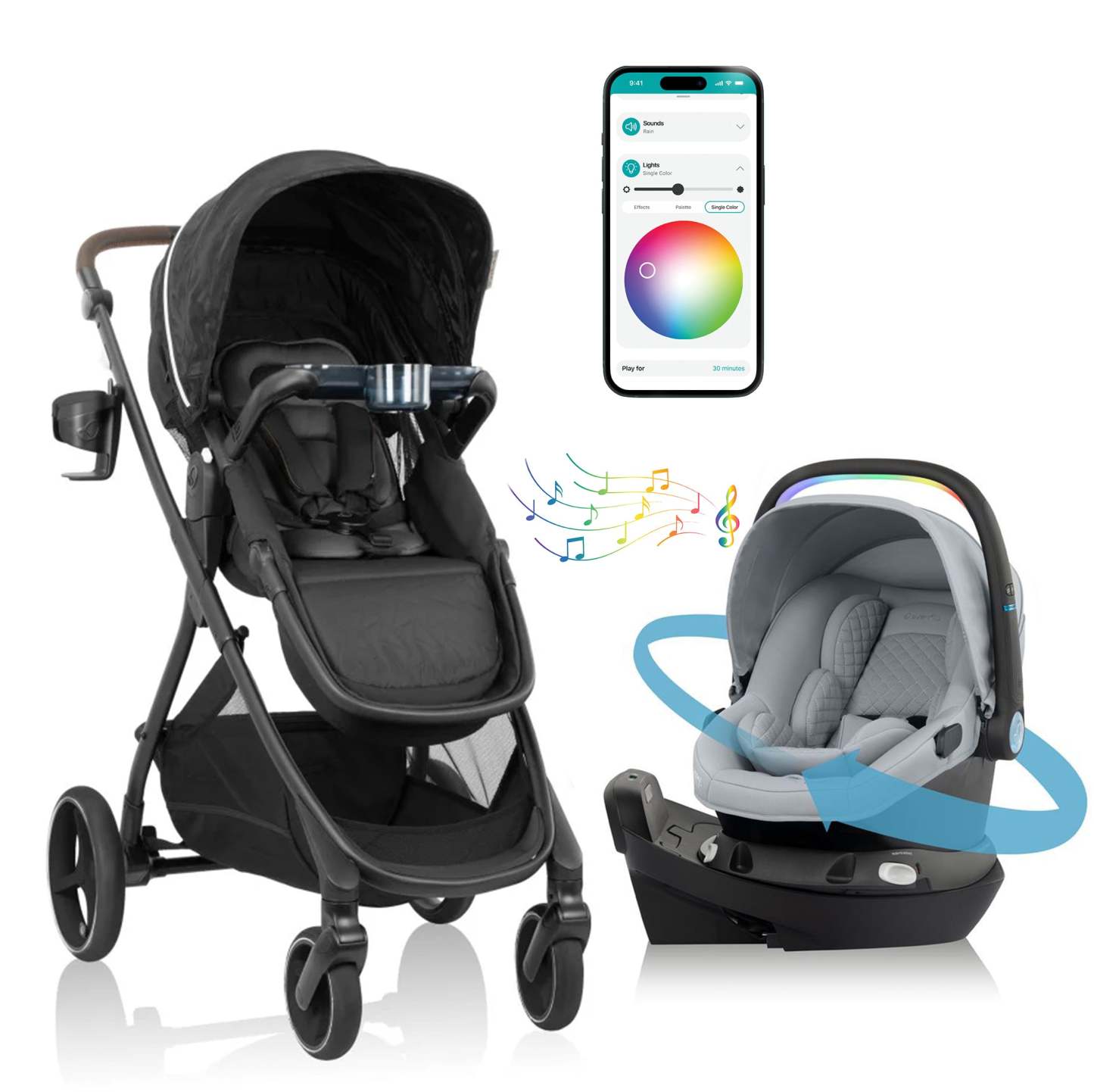 Build Your Own Travel System! Custom Shyft Inutiti+ Stroller & Revolve180 LiteMax NXT Bundle