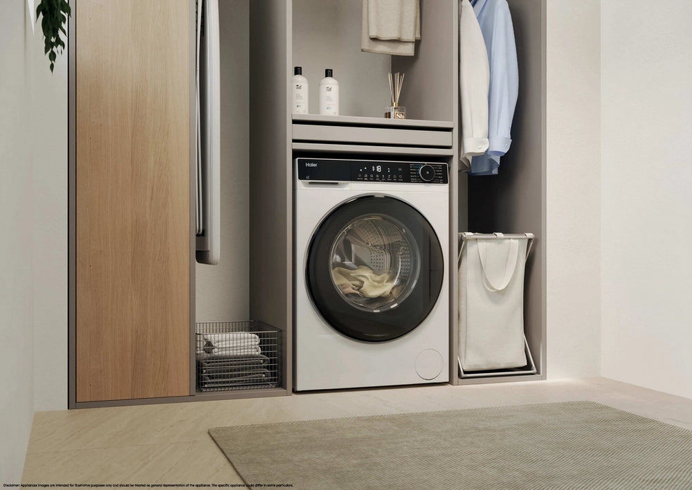 Haithter HW90-BP14357TU1 Wifi Connected 9Kg Washing Machine with 1400 rpm - White - A Rated