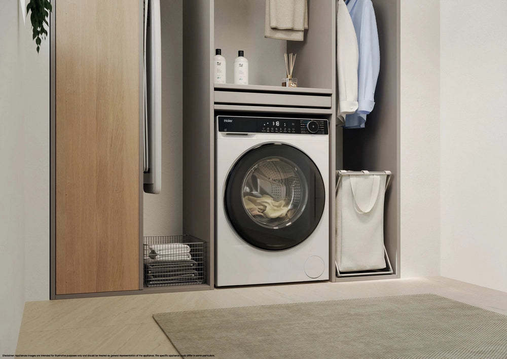 Haithter HW90-BP14357TU1 Wifi Connected 9Kg Washing Machine with 1400 rpm - White - A Rated