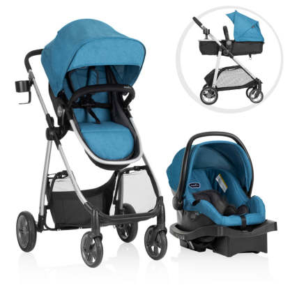 Omni Plus Modular Travel System with LiteMax Sport Rear-Facing Infant Car Seat three pics