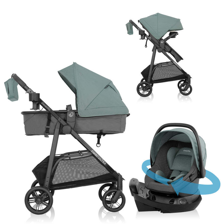 Omni Ultra Travel System with Revolve180 LiteMax NXT Rotational Infant