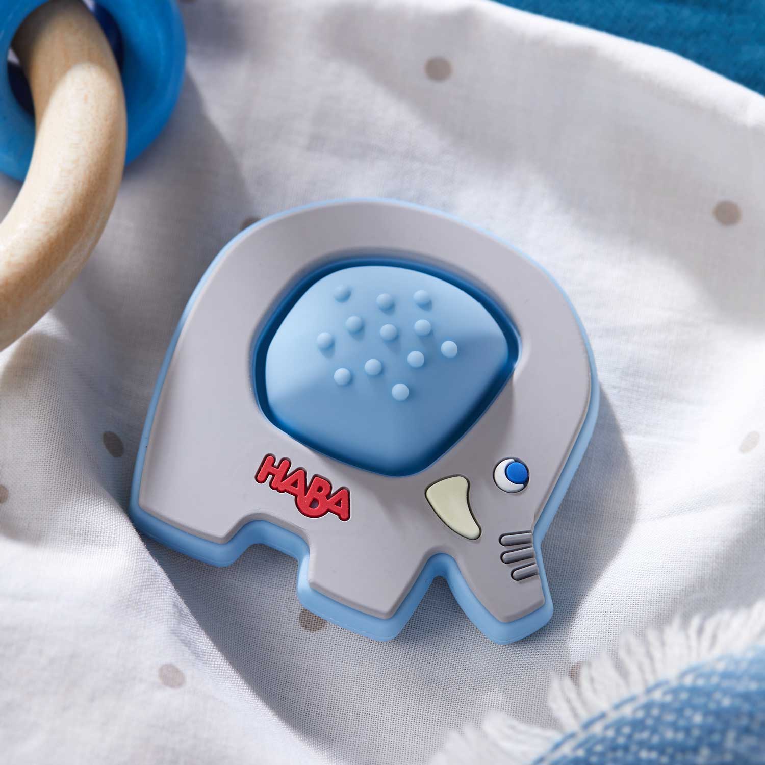 Popping Elephant Silicone Teething Toy - HABA USA