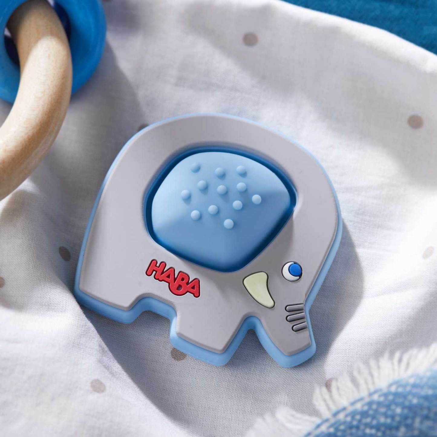Popping Elephant Silicone Teething Toy - HABA USA