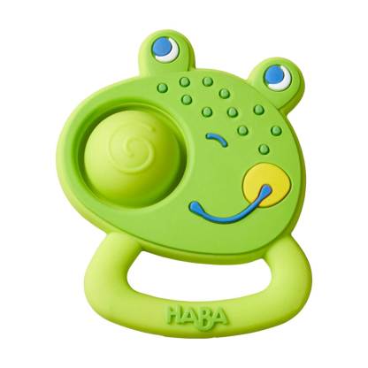 Popping Frog Silicone Teething Toy - HABA USA