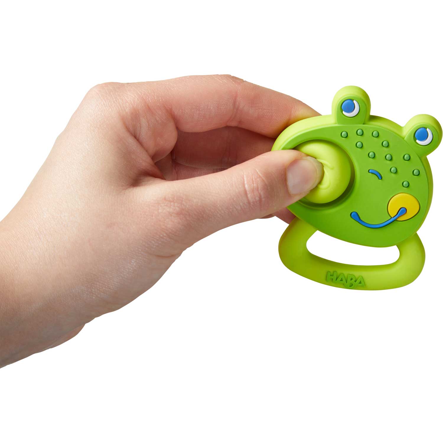 Popping Frog Silicone Teething Toy - HABA USA