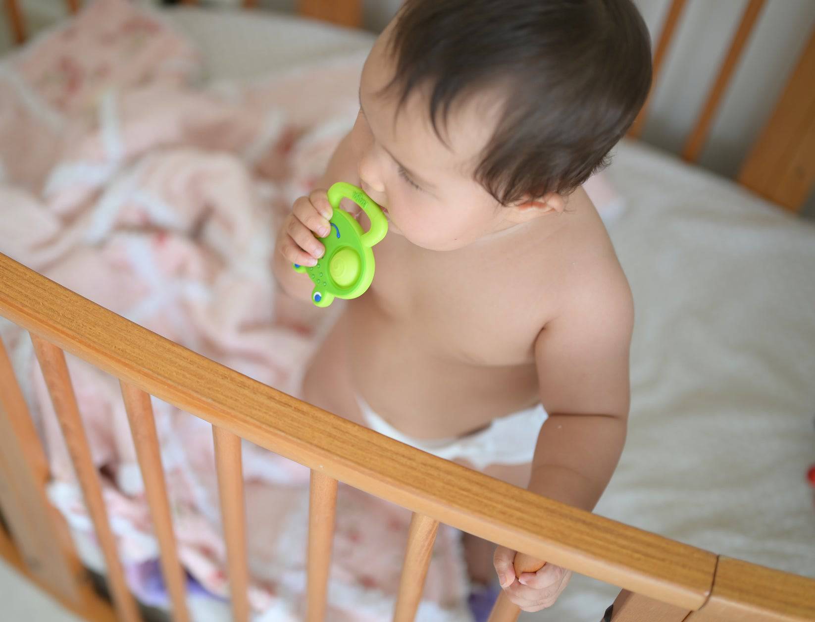 Popping Frog Silicone Teething Toy - HABA USA