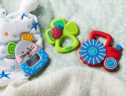 Tractor Silicone Teether - HABA USA