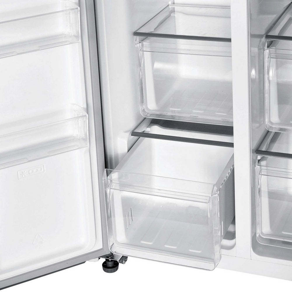 Hoover H-FRIDGE 500 HHSBSO-6174XK-1 Frost Free American Fridge Freezer Stainless Steel