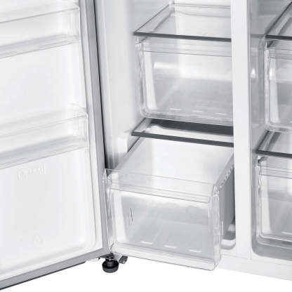 Hoover H-FRIDGE 500 HHSBSO-6174XK-1 Frost Free American Fridge Freezer Stainless Steel