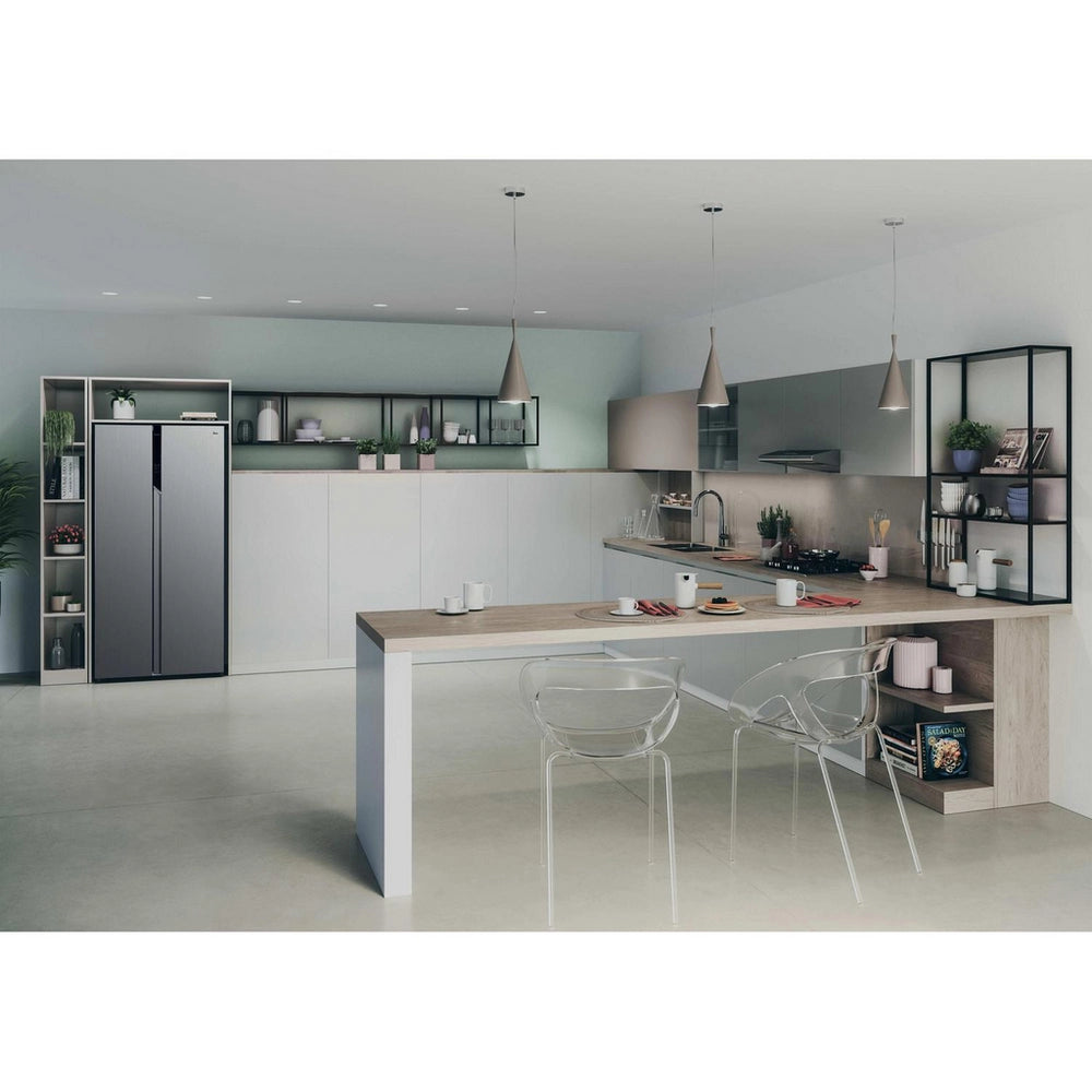 Hoover H-FRIDGE 500 HHSBSO-6174XK-1 Frost Free American Fridge Freezer Stainless Steel