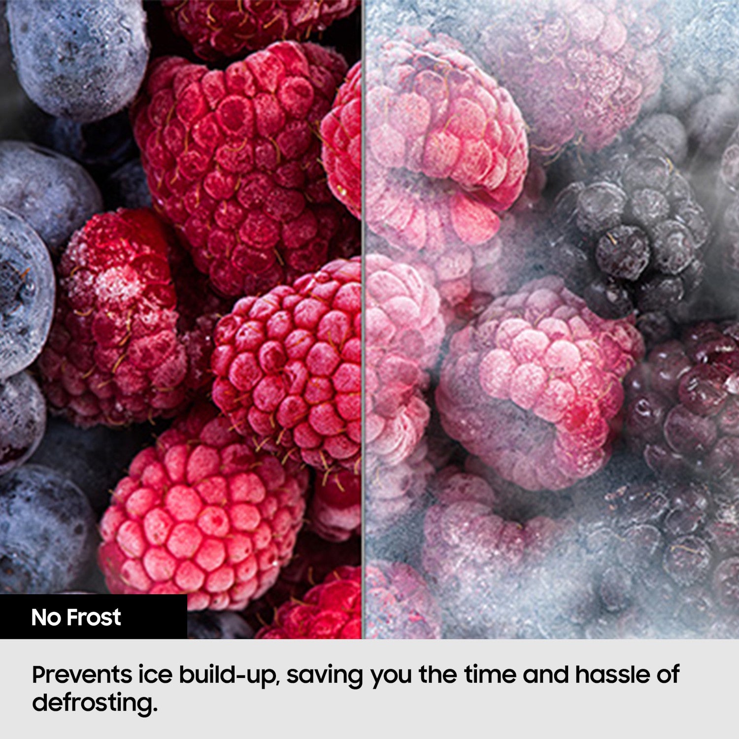 Samsung RB34C632ESAEU 59.5cm 65/35 Split Freestanding Tall Fridge Freezer Silver