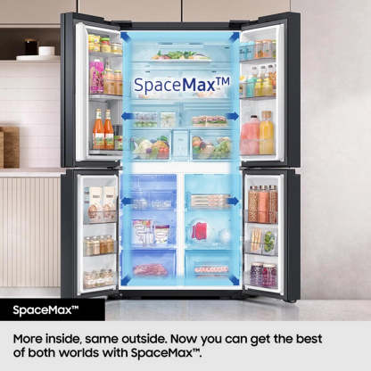 Samsung RF50C532EB1 Series 7 SpaceMax American Style Smart Fridge Freezer Black