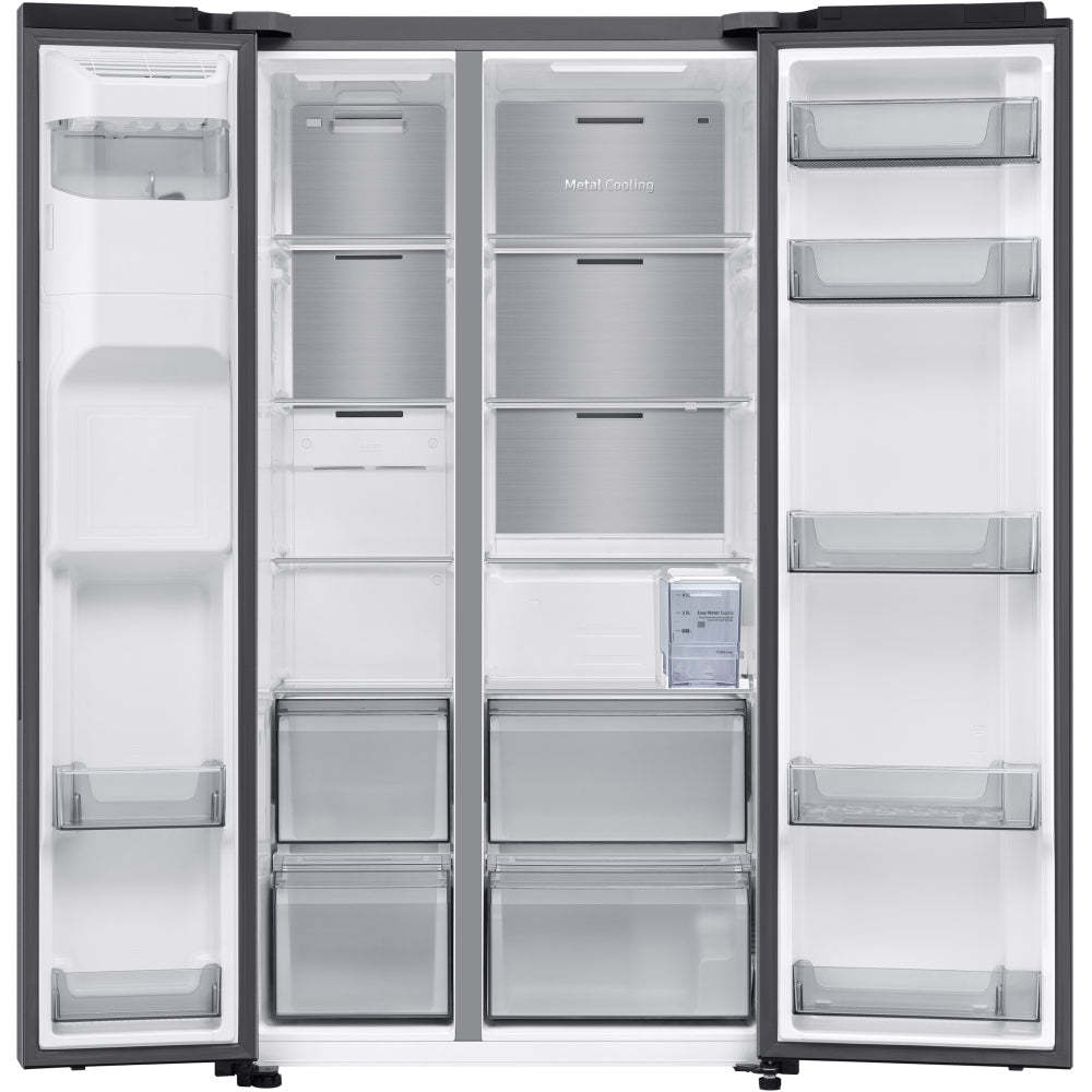 Samsung RS70F65KETEU Series 6 SpaceMax 640L American Style Smart Fridge Freezer - Silver Silver