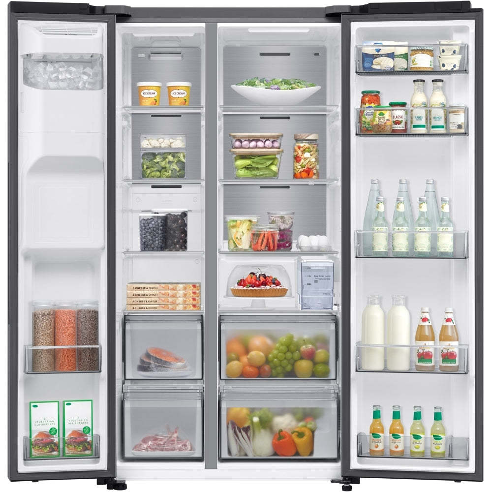 Samsung RS70F65KETEU Series 6 SpaceMax 640L American Style Smart Fridge Freezer - Silver Silver