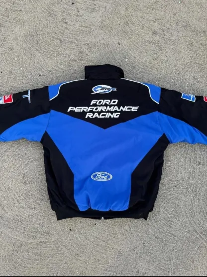 Vintage Ford Performance Racing/Bomber Jacket, Retro Formula1 Embroidered Jacket