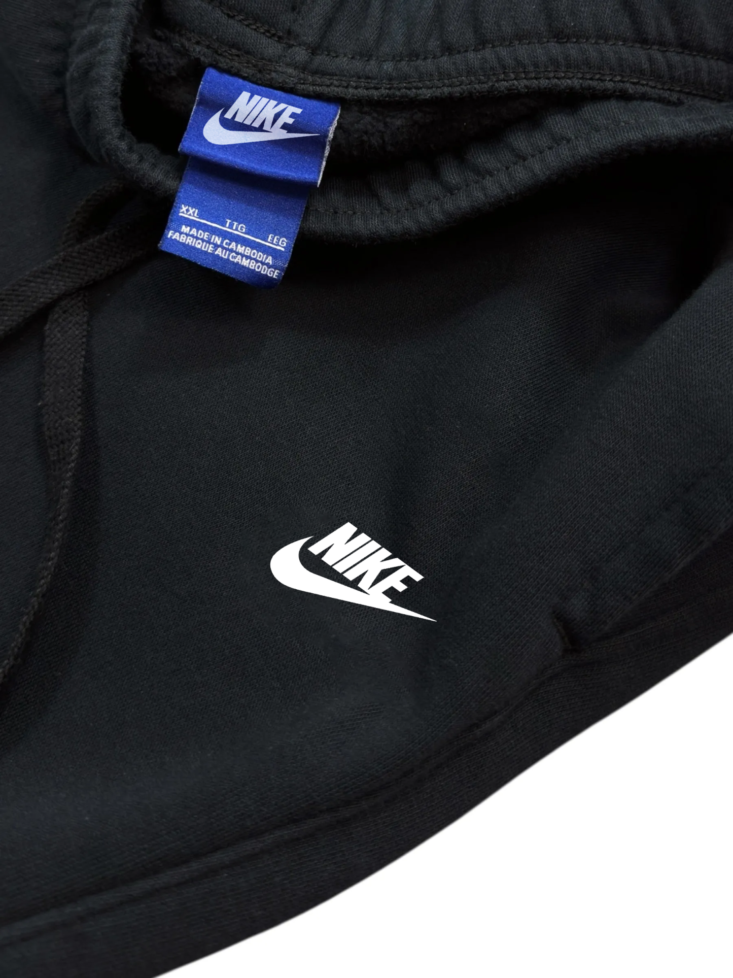 nk Baggy Joggers Open Leg（white & black）