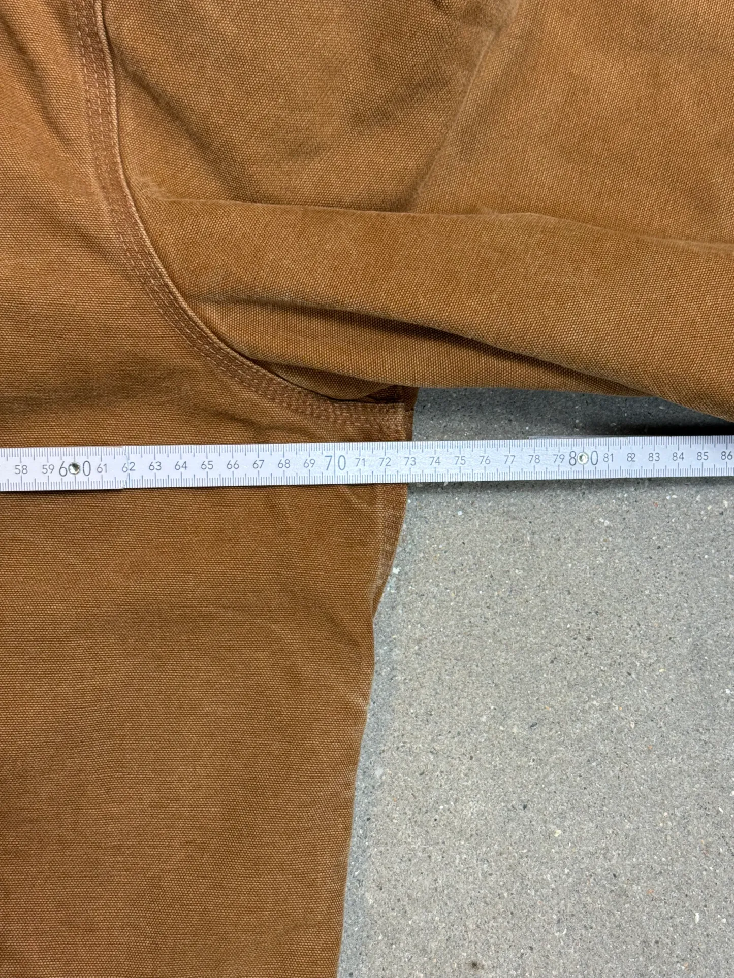 1990s Carhartt J141-211 Mens Brown Sherpa Lined Work Hooded Active Jacket (size XL Regular) Made in Mexico