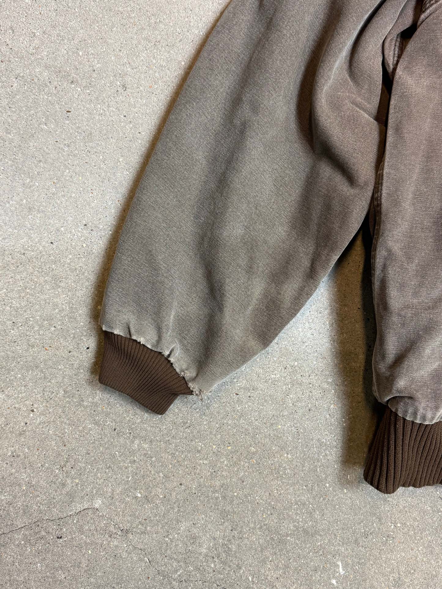 Rare 1990s Carhartt Active Jacket J130 CHT in Heavy Faded Chestnut (size XL) Made in USA