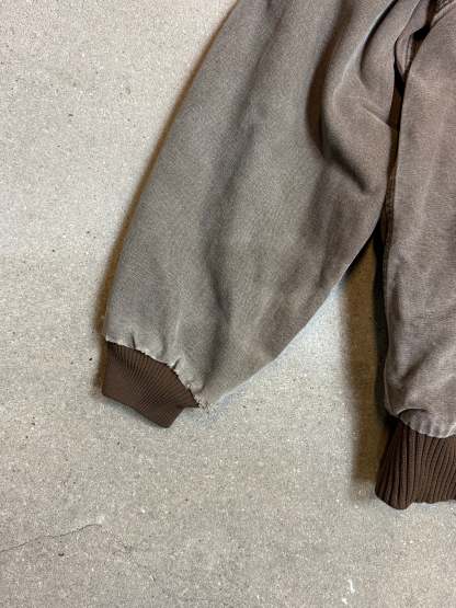 Rare 1990s Carhartt Active Jacket J130 CHT in Heavy Faded Chestnut (size XL) Made in USA